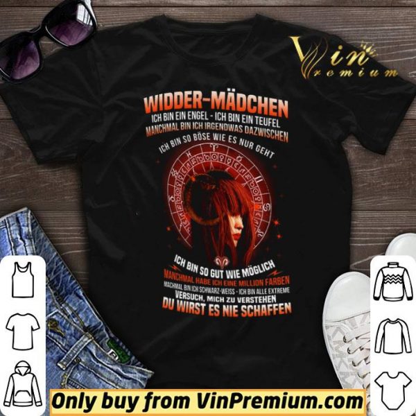 Widder Mädchen Ich Bin Ein Engel Ich Bin Ein Teufel Manchmal Bin shirt sweater