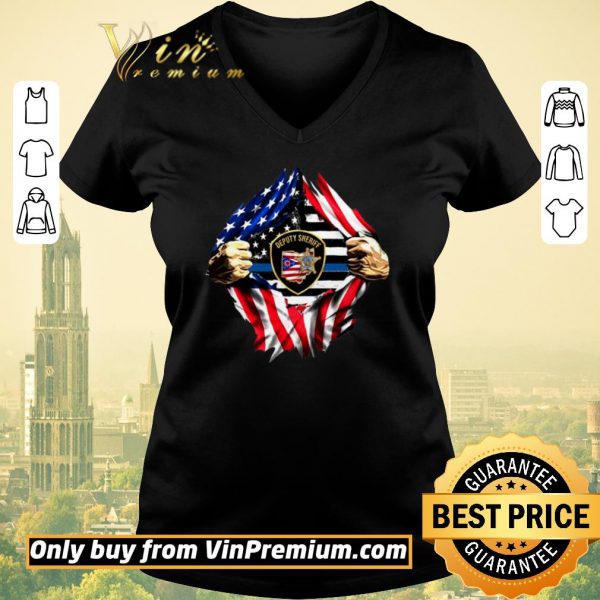 Official Deputy Sheriff Ohio Badge American Flag shirt sweater