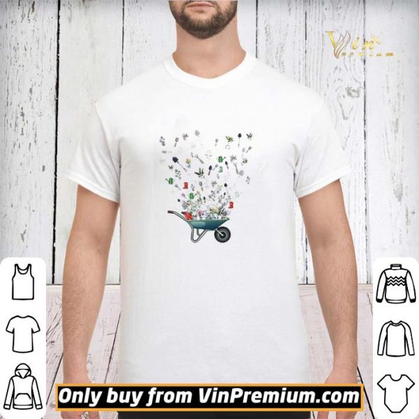 Wheelbarrow garden flying shirt sweater