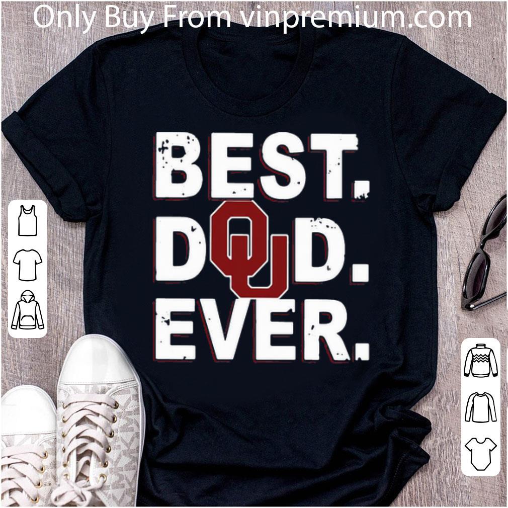 Hot Oklahoma Sooners Best Dad Ever Father's Day shirt