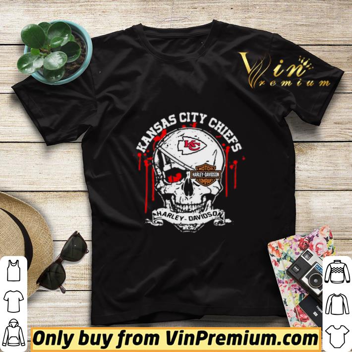 0a4d3168 skull kansas city chiefs motor harley davidson company shirt sweater 4 - Skull Kansas City Chiefs Motor Harley-Davidson Company shirt sweater