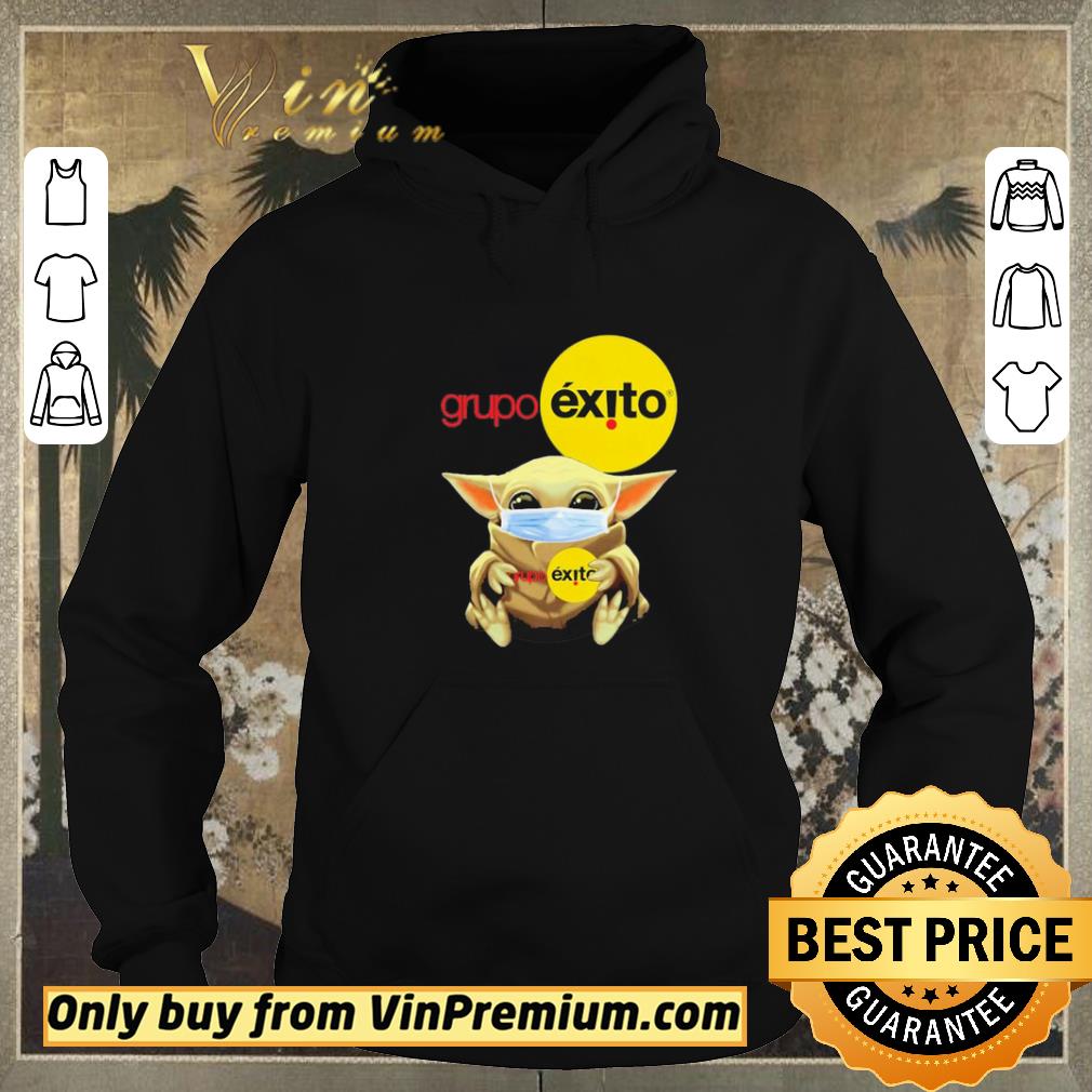 0aaeb2ba premium baby yoda mask hug grupo Éxito shirt sweater 4 - Premium Baby Yoda mask hug Grupo Éxito shirt sweater