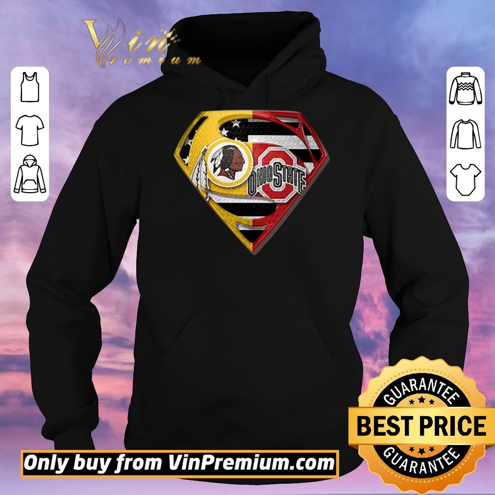 Awesome Superman Washington Redskins and Ohio State Buckeyes shirt sweater 0cb41452 awesome superman washington redskins and ohio state buckeyes shirt sweater 4 - Awesome Superman Washington Redskins and Ohio State Buckeyes shirt sweater