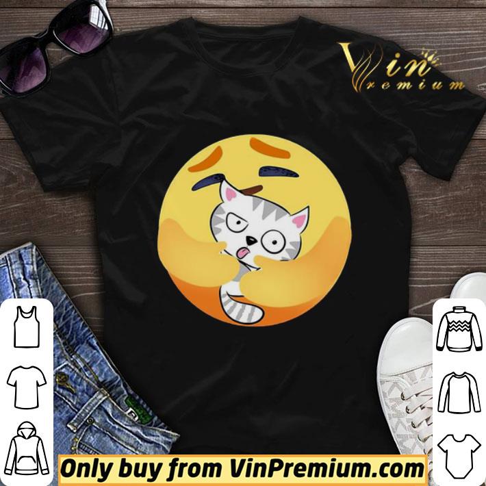 Facebook care emoji hug cat shirt sweater