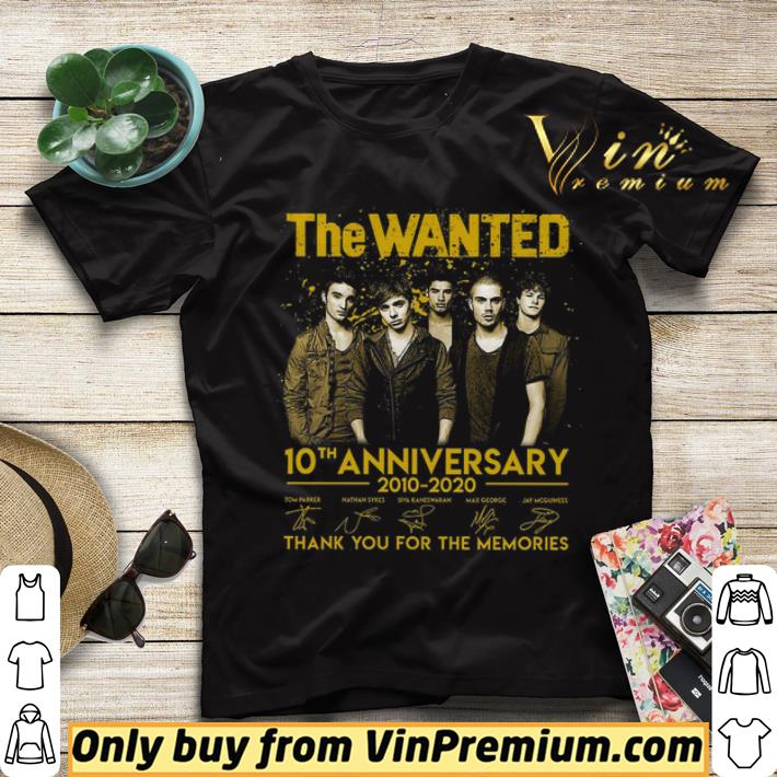 160191c0 the wanted 10th anniversary 2010 2020 signature thank you for the memories shirt sweater 4 - The Wanted 10th Anniversary 2010 2020 Signature Thank You For The Memories shirt sweater