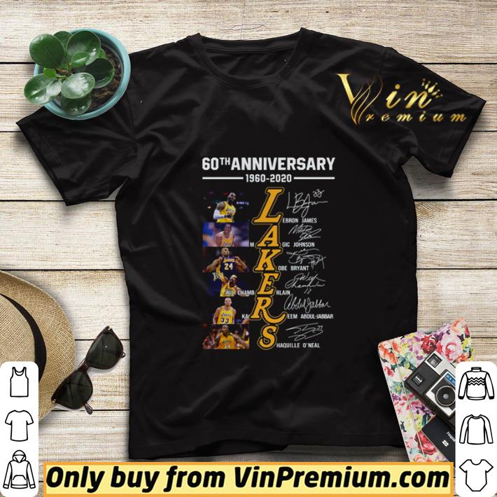 Los Angeles Lakers 60th anniversary 1960 – 2020 signature shirt sweater 19282efd los angeles lakers 60th anniversary 1960 2020 signature shirt sweater 4 - Los Angeles Lakers 60th anniversary 1960 – 2020 signature shirt sweater