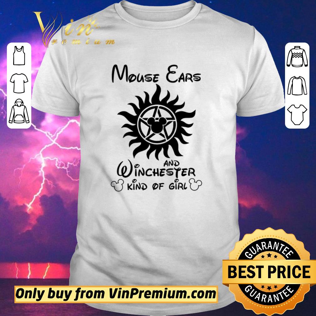 Funny Mouse Ears And Winchester Kind Of Girl shirt sweater