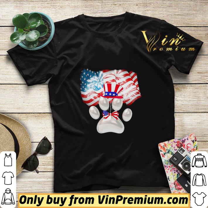 2294f849 dog paw american flag 4th of july independence day shirt sweater 4 - Dog Paw American Flag 4th Of July Independence Day shirt sweater
