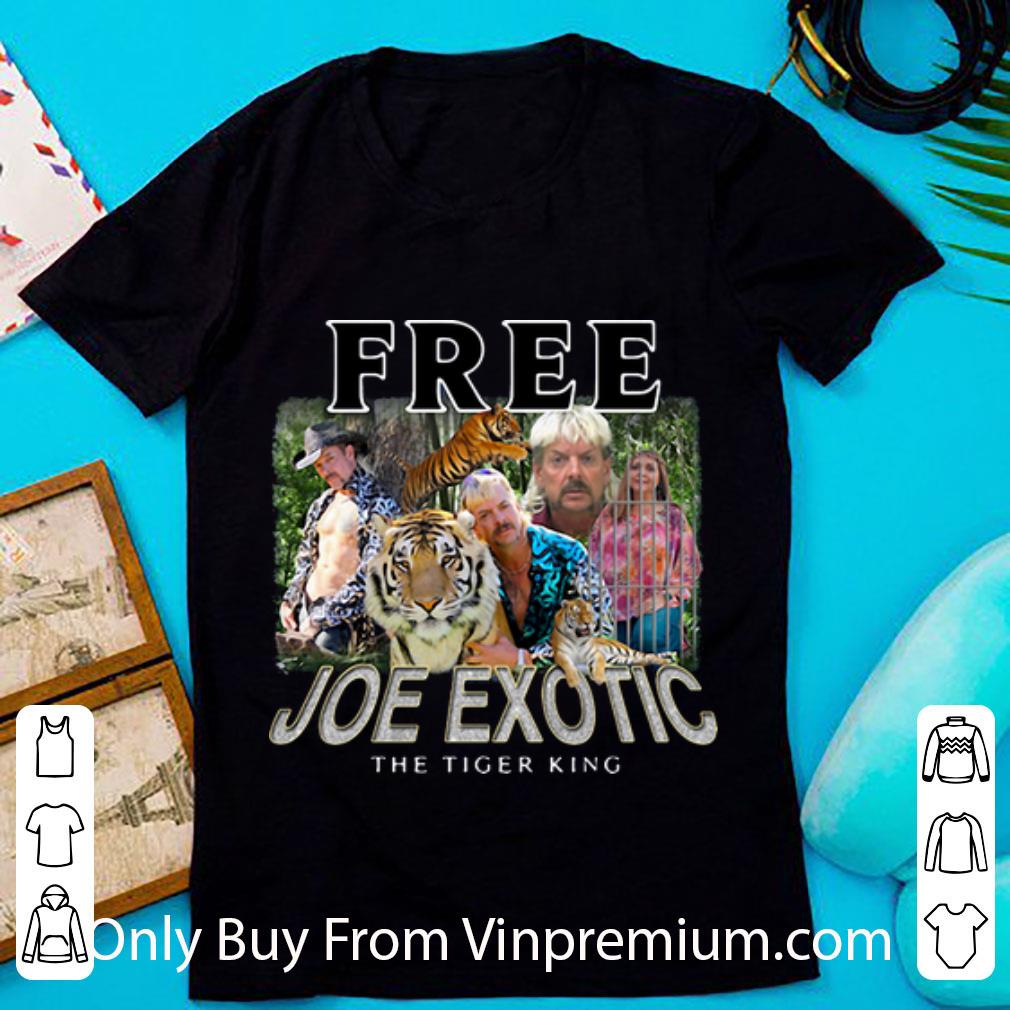 Original Free Joe Exotic Carole Baskin The Tiger King shirt
