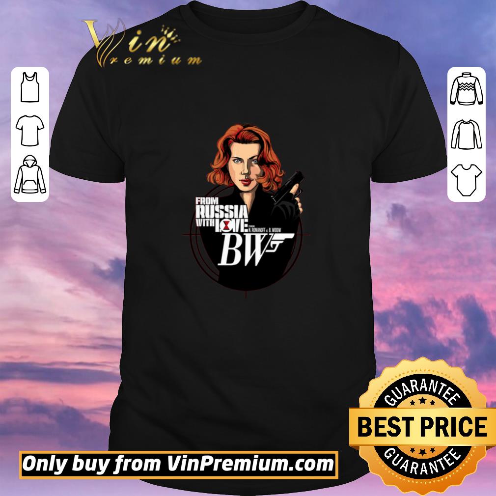Nice Black Widow From Russia with Love shirt sweater