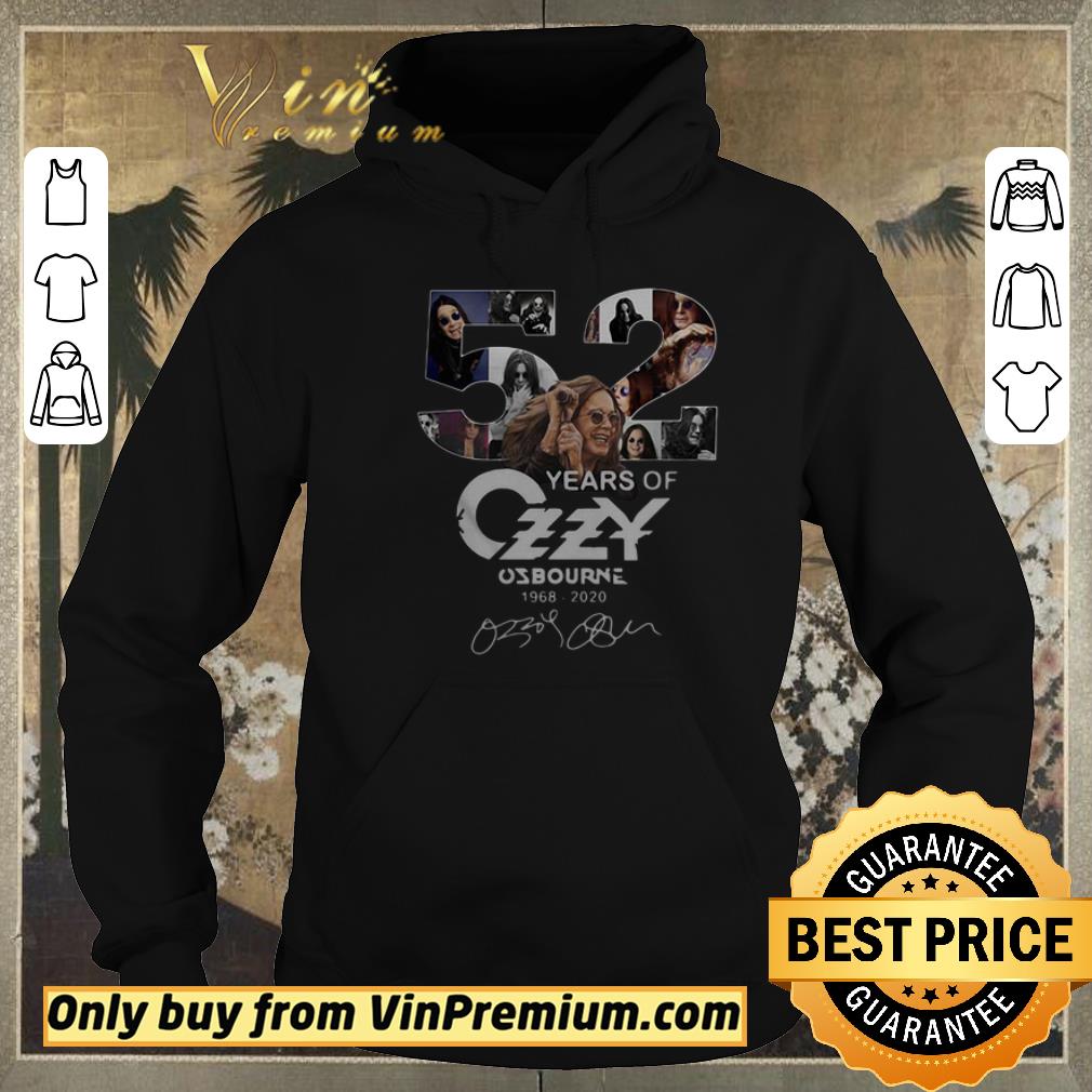 31dba425 funny 52 years of crazy osbourne 1968 2020 signature shirt sweater 4 - Funny 52 Years Of Crazy Osbourne 1968-2020 Signature shirt sweater