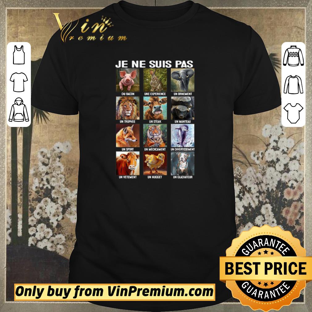 Official Je Ne Suis Pas Du Bacon Une Expérience Un Ornement Un Trophee Un Steak shirt sweater