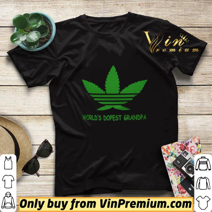 Adidas Cannabis World's Dopest Grandpa shirt sweater 4027c460 adidas cannabis world s dopest grandpa shirt sweater 4 - Adidas Cannabis World's Dopest Grandpa shirt sweater