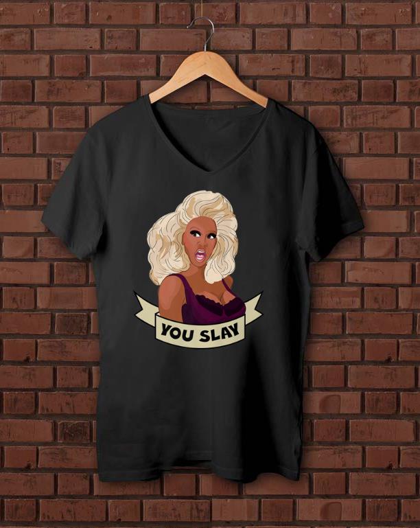 Awesome Drag Queen Doll's Face Cartoon LGBT Design Shirt
