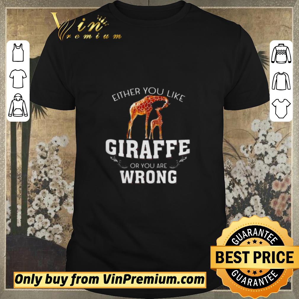 Funny Either you like Giraffe or you are wrong shirt sweater