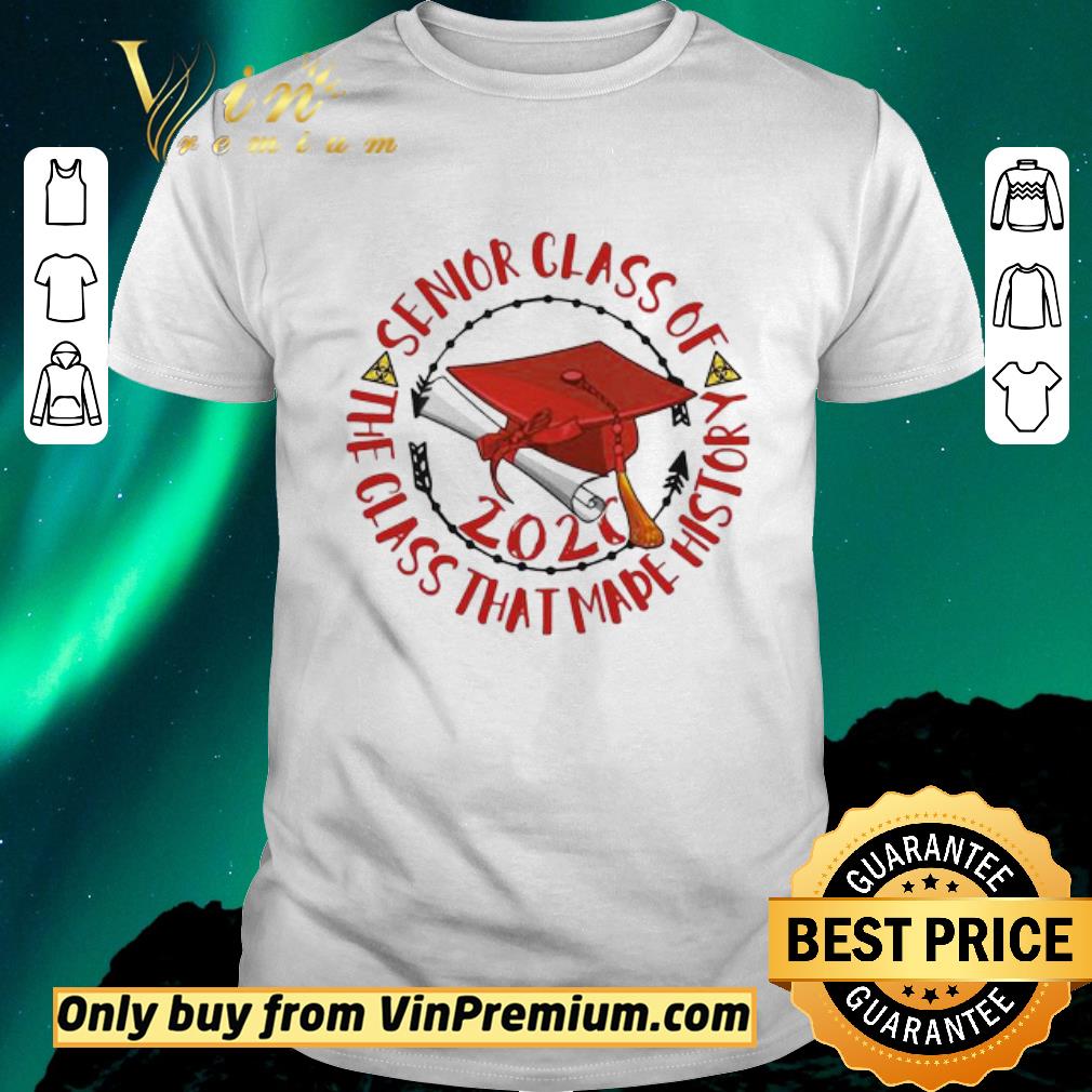 Awesome Senior class of 2020 the class that made history red shirt sweater