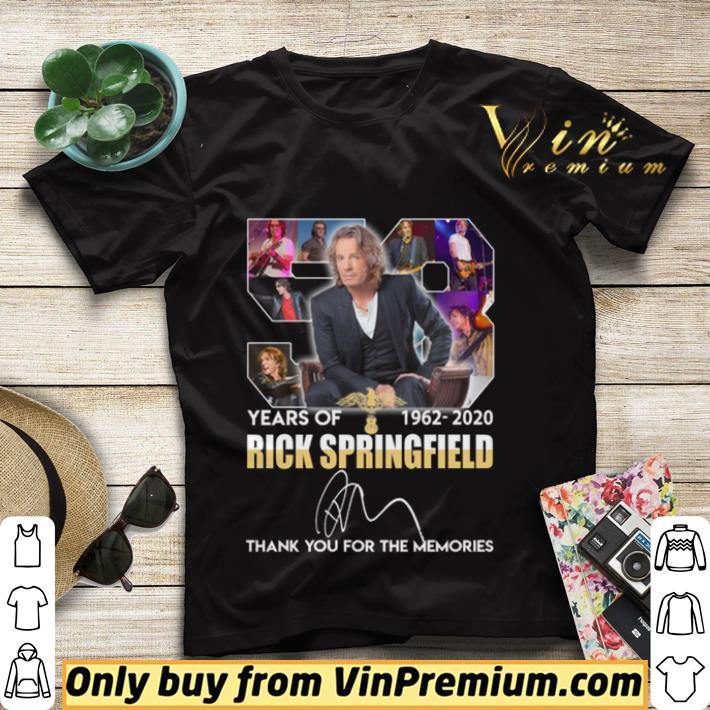 4c3c64c0 58 years of rick springfield 1962 2020 thank you for memories signature shirt sweater 4 - 58 Years of Rick Springfield 1962-2020 thank you for memories signature shirt sweater