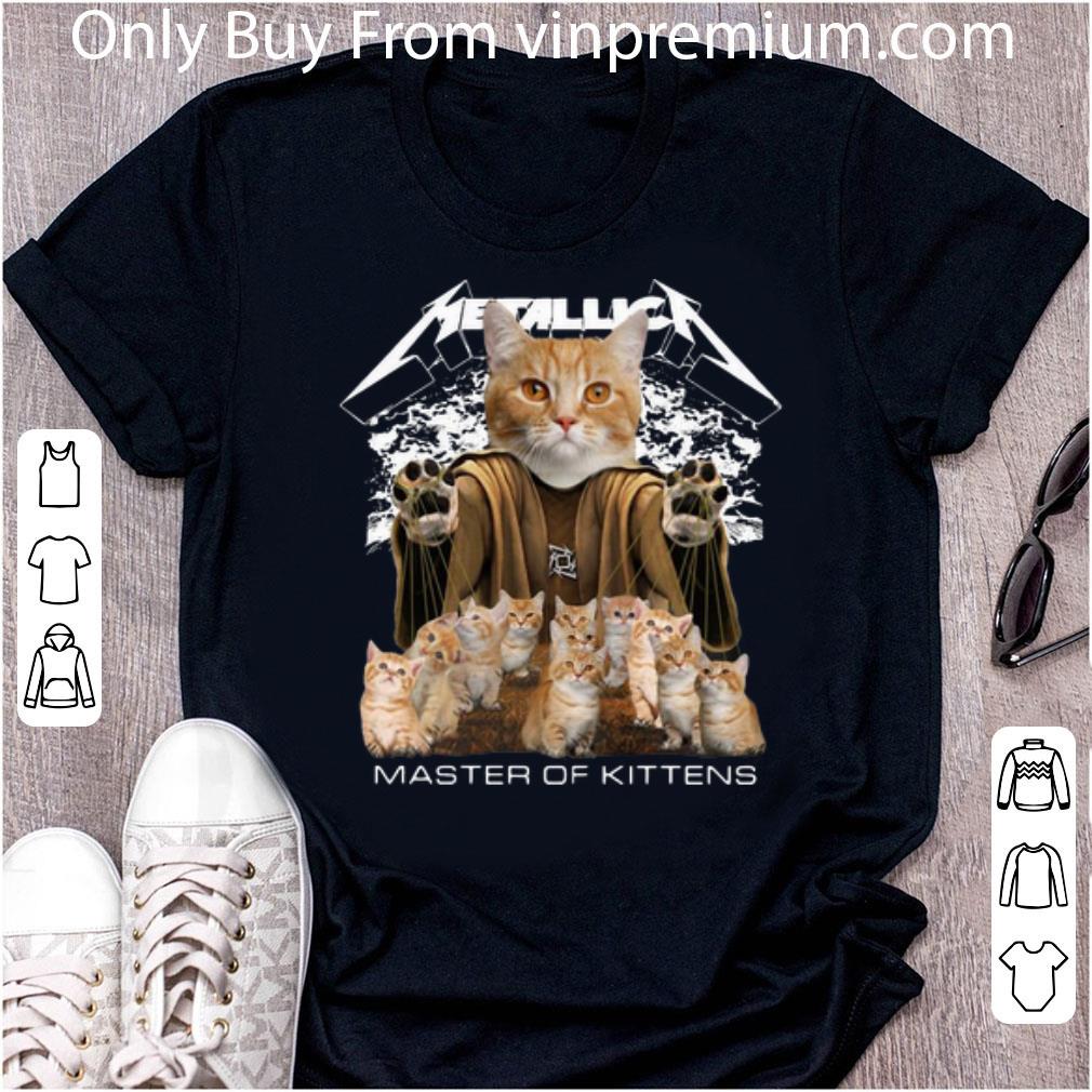 Hot Metallica Munchkin Cats Master Of Kittens Cat Lovers shirt