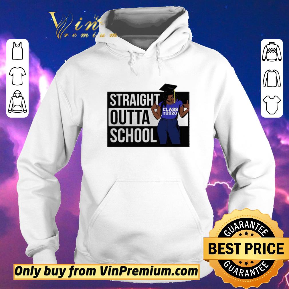 5351a1b6 nice funny girl graduation class of 2020 straight outta school shirt sweater 4 - Nice Funny Girl graduation class of 2020 straight outta school shirt sweater