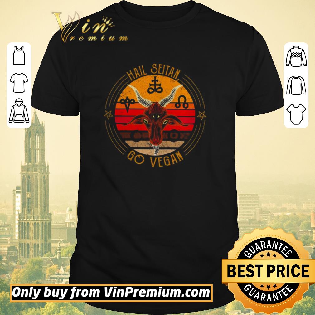 Hot Hail seitan go vegan vintage shirt sweater
