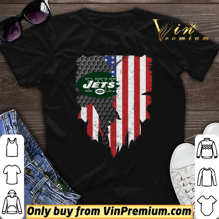 New York Jets Inside American Flag shirt sweater