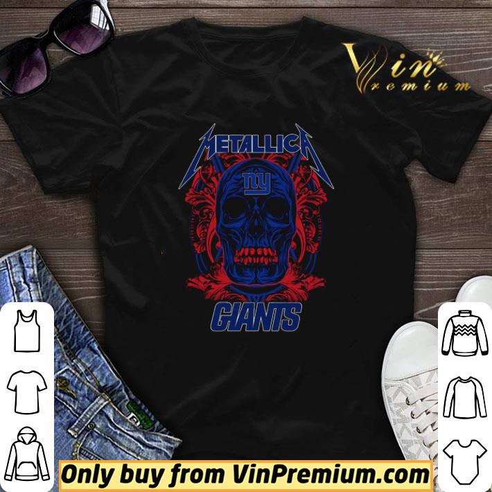 Skull Metallica New York Giants Logo shirt sweater