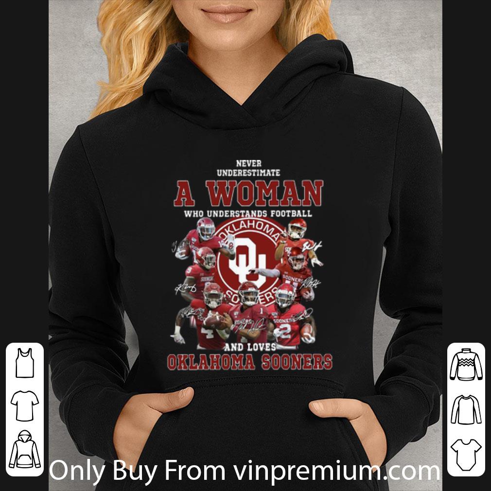 60868c07 great never underestimate a woman who understands oklahoma sooners shirt 4 - Great Never Underestimate A Woman Who Understands Oklahoma Sooners shirt