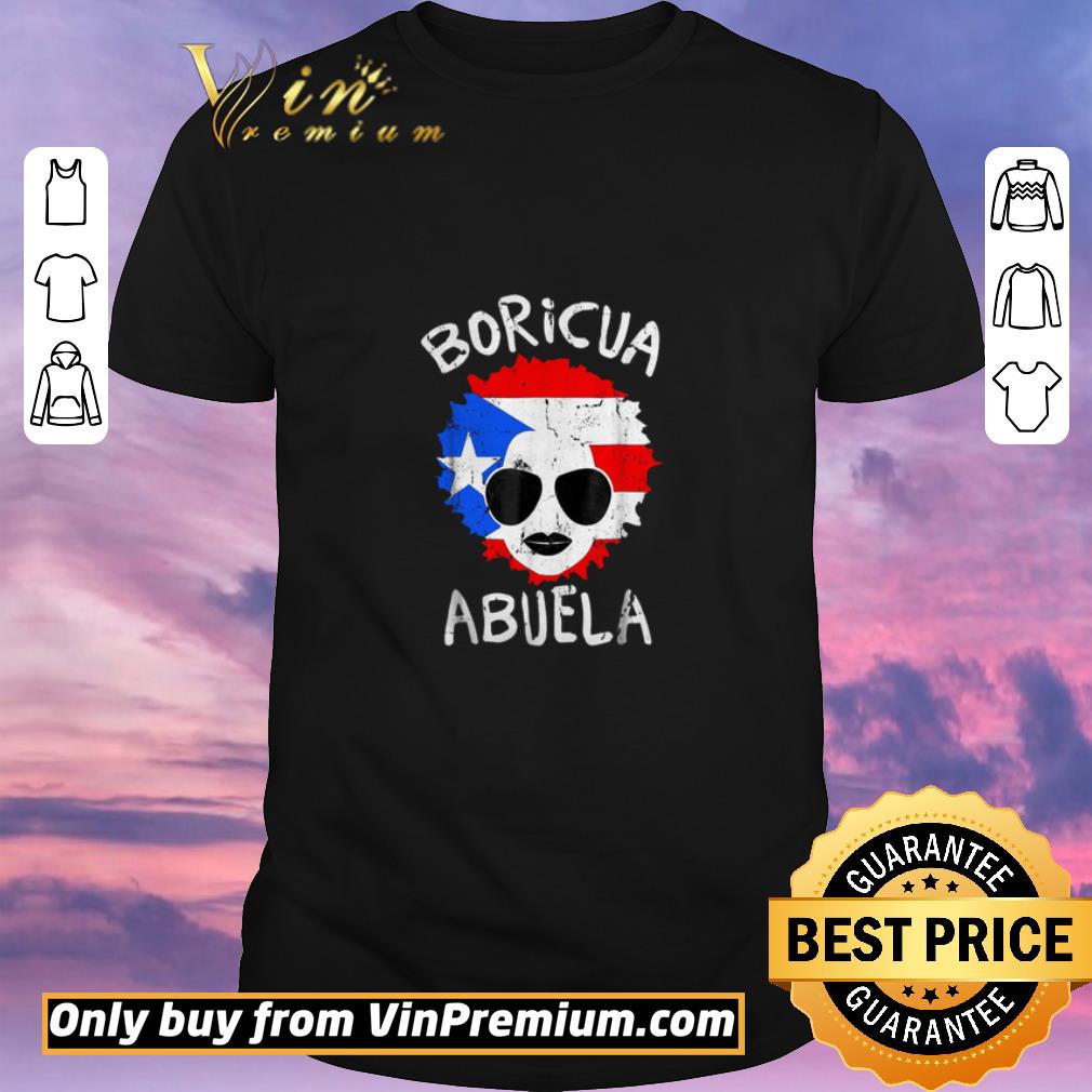 Awesome Puerto Rico Ladies Abuela Grandma Flag Mothers Day shirt sweater