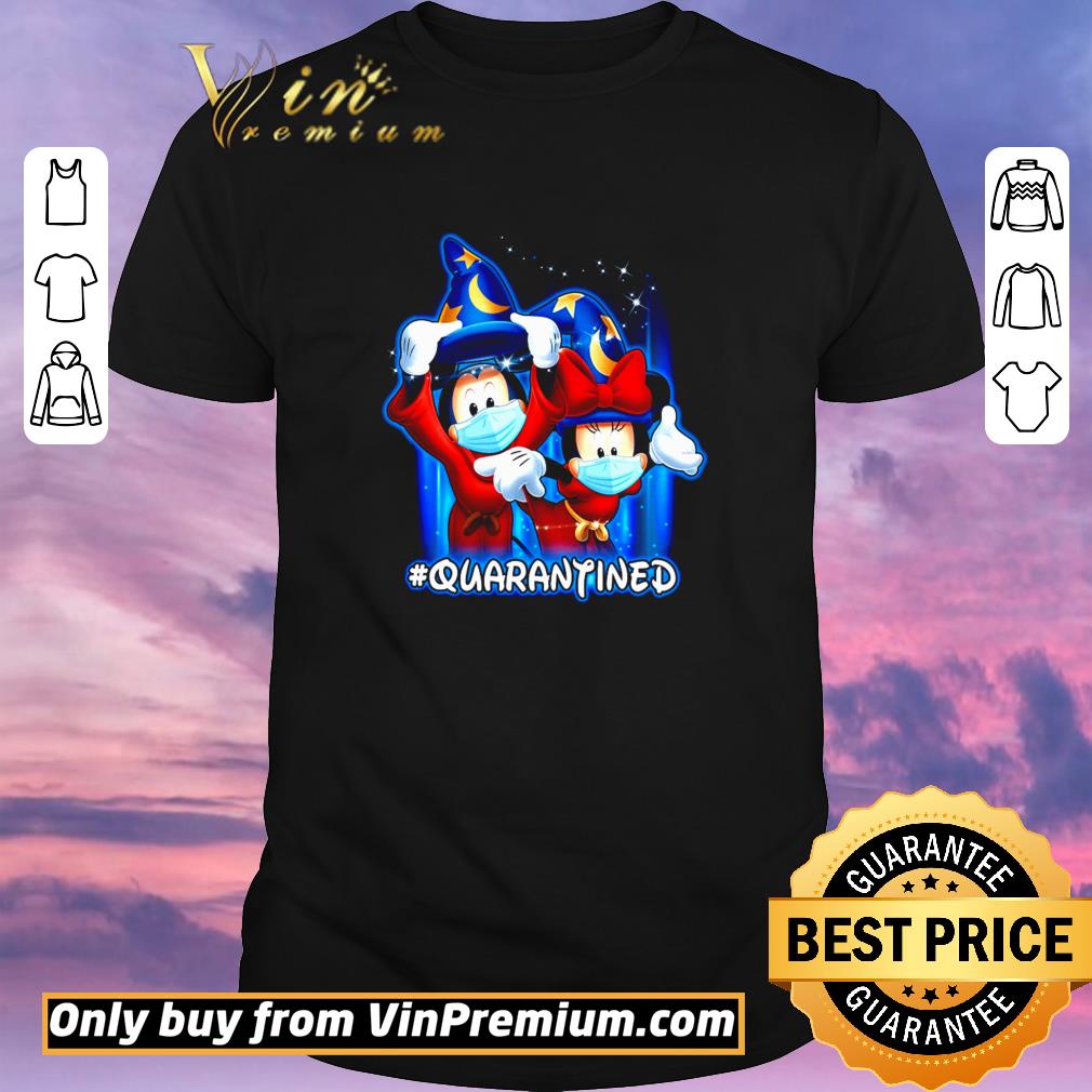 Original Original Wizard Mickey Mouse and Minnie wearing mask quarantined shirt sweater
