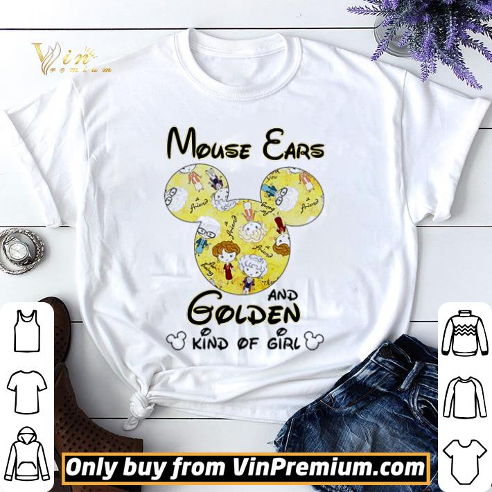 Mouse ears and Golden kind of girl shirt sweater