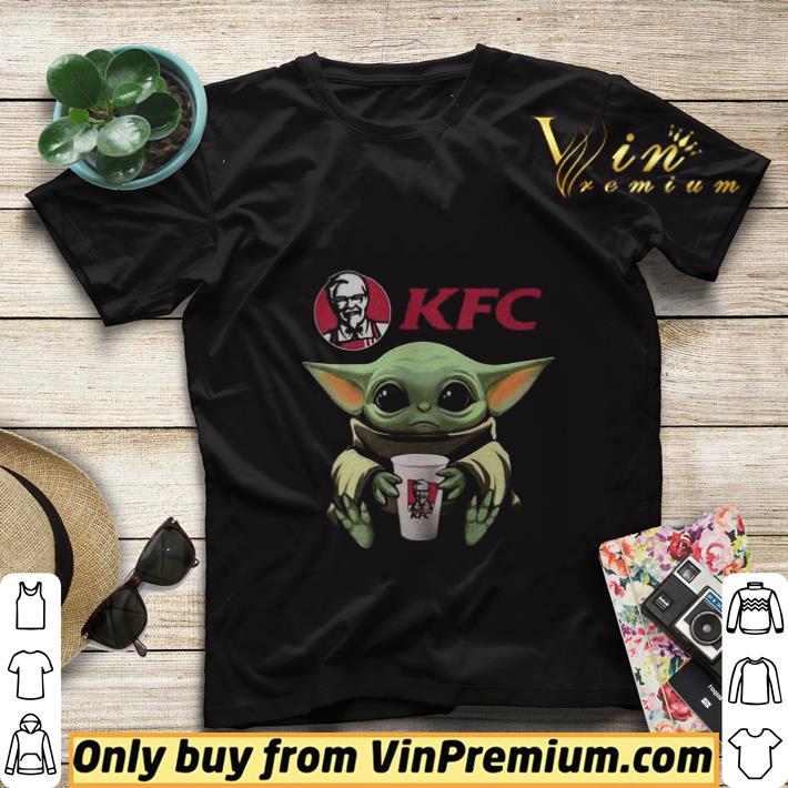 6cc1189c baby yoda hug kfc shirt sweater 4 - Baby Yoda Hug KFC shirt sweater