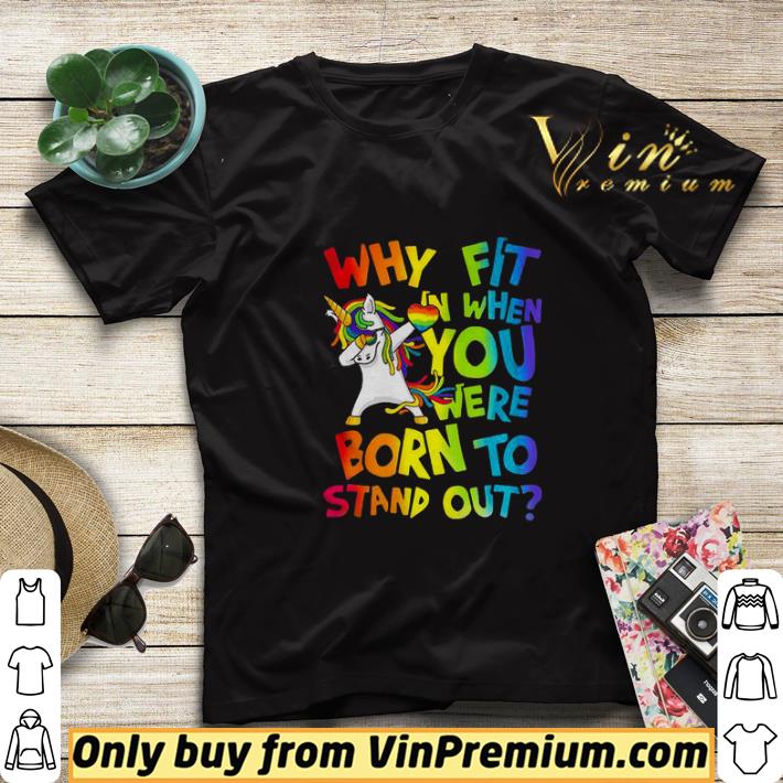 6e1d050c unicorn dabbing why fit in when you were born to stand out shirt sweater 4 - Unicorn Dabbing Why fit in when you were born to stand out shirt sweater