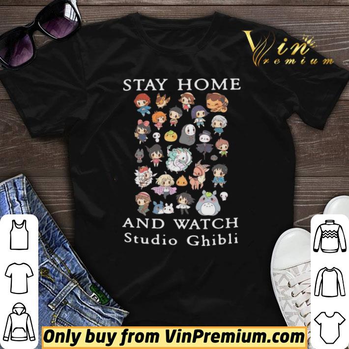 Totoro Chihiro Stay Home And Watch Studio Ghibli shirt sweater