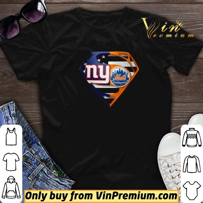 Superman New York Giants and New York Mets shirt sweater