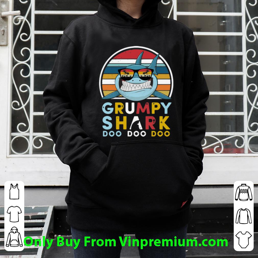 78a97726 premium vintage grumpy shark doo doo doo father s day shirt 4 - Premium Vintage Grumpy Shark Doo Doo Doo Father's Day shirt