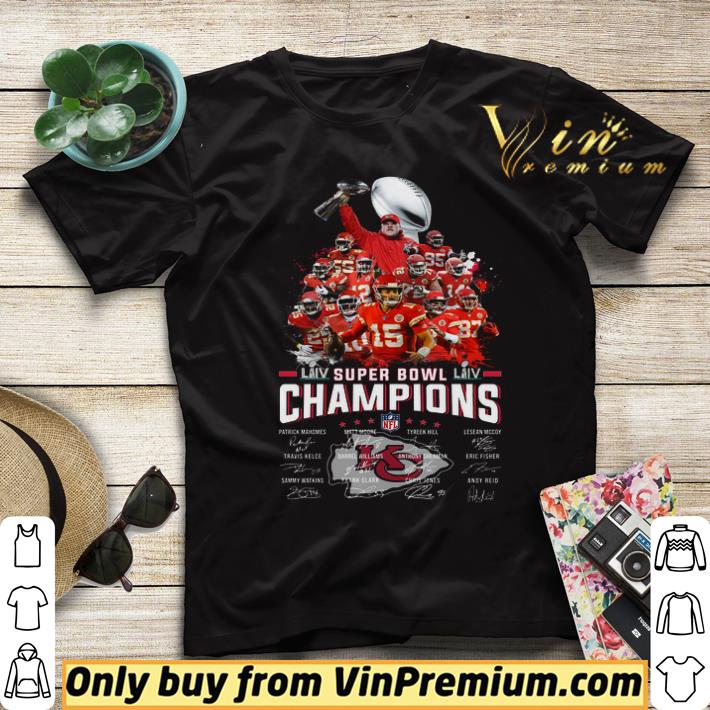 Super Bowl LIV Champions signatures Kansas City Chiefs shirt sweater 841a316a super bowl liv champions signatures kansas city chiefs shirt sweater 4 - Super Bowl LIV Champions signatures Kansas City Chiefs shirt sweater