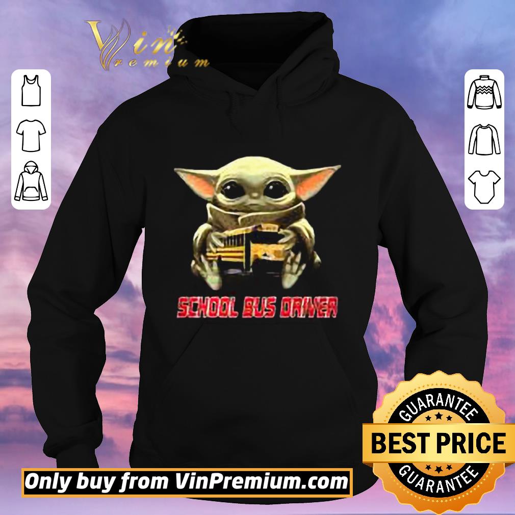 8a1808cb top star wars baby yoda hug school bus driver shirt sweater 4 - Top Star Wars Baby Yoda Hug School Bus Driver shirt sweater