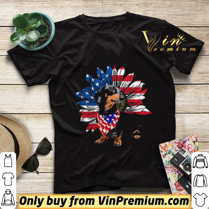 Dachshund Dogs Sunflower American Flag shirt sweater 8ea176d0 dachshund dogs sunflower american flag shirt sweater 4 - Dachshund Dogs Sunflower American Flag shirt sweater