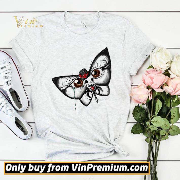 8eefbebc skull and butterfly shirt sweater 4 - Skull And Butterfly shirt sweater