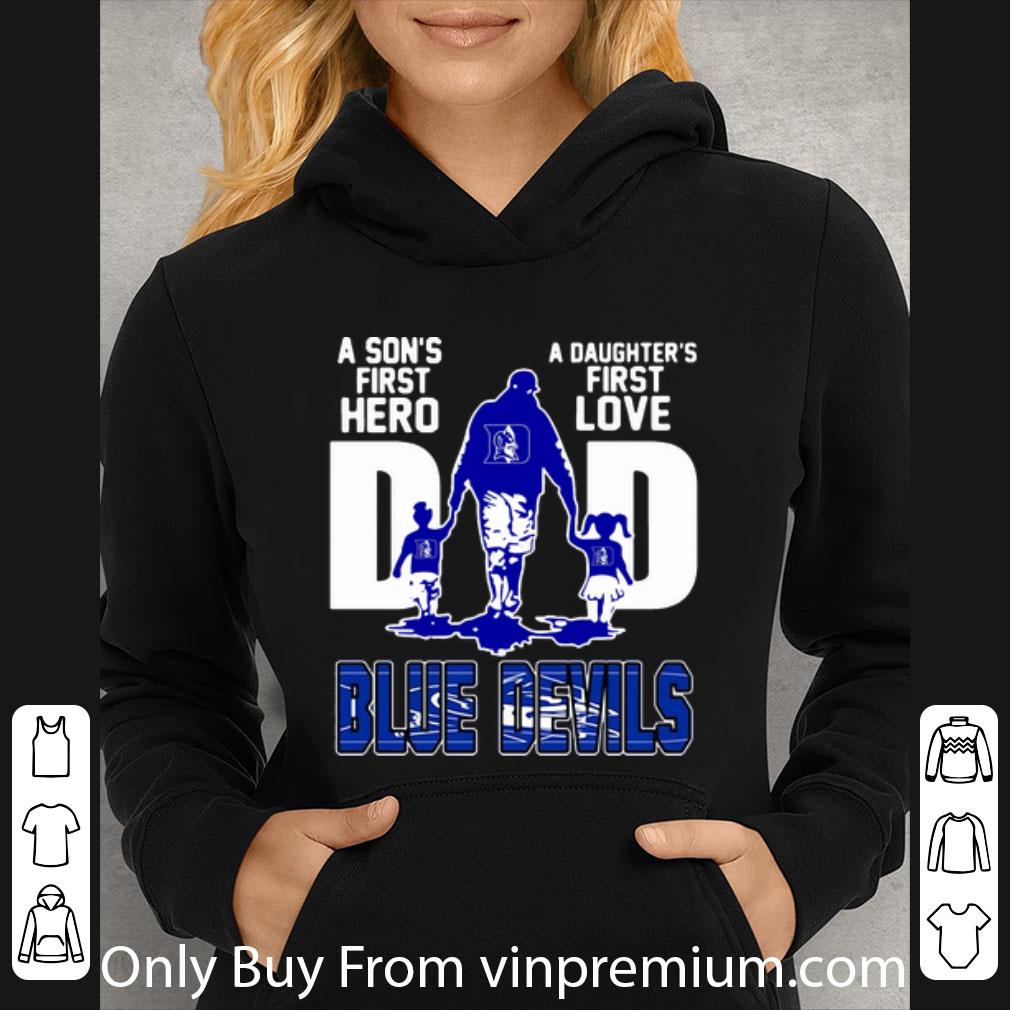 90199168 awesome dad a son s first hero a daughter s first love duke blue devils shirt 4 - Awesome Dad A Son’s First Hero A Daughter’s First Love Duke Blue Devils shirt