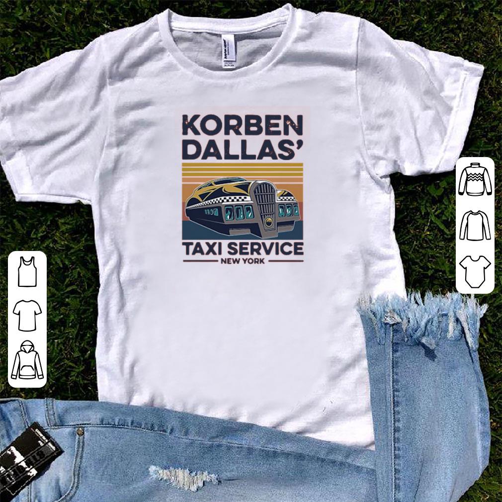Nice Korben Dallas’ Taxi Service New York Vintage Shirt