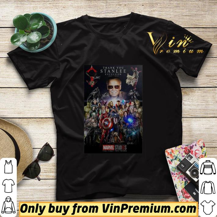 983b48d7 thank you stan lee excelsior 1992 2018 marvel studios avengers endgame signature shirt sweater 4 - Thank You Stan Lee Excelsior 1992 2018 Marvel Studios Avengers Endgame Signature shirt sweater