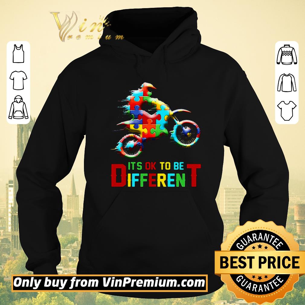 9d8ae9fe hot autism awareness motorbike it s ok to be different shirt sweater 4 - Hot Autism Awareness Motorbike it’s ok to be different shirt sweater
