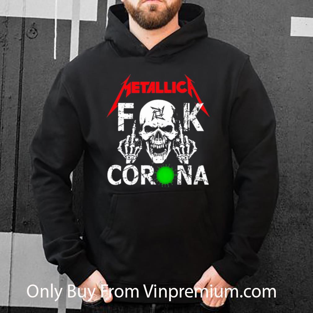 a13086ce nice skull metallica fuck corona covid 19 shirt 4 - Nice Skull Metallica Fuck Corona Covid-19 shirt