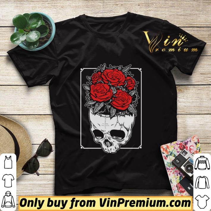 a771679d skull roses shirt sweater 4 - Skull Roses shirt sweater
