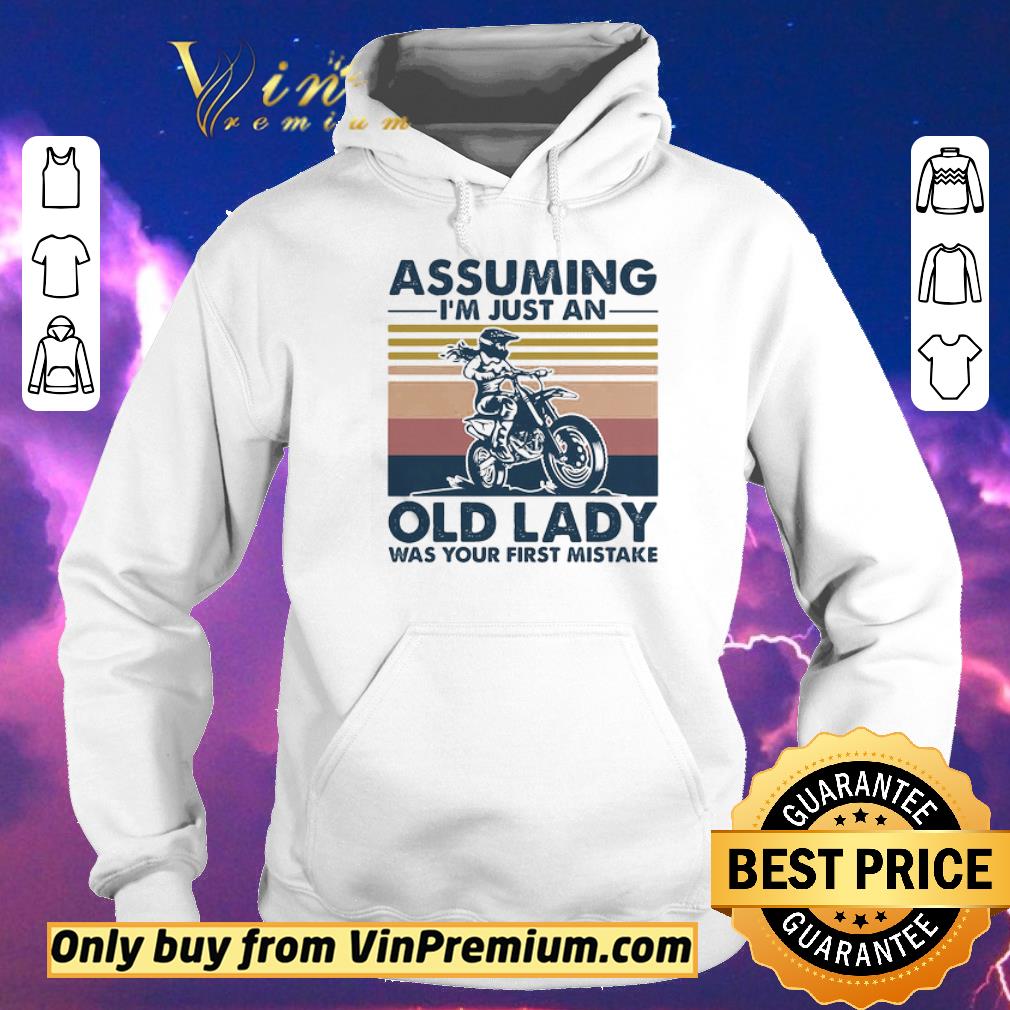 ace6a09c premium assuming i m just an old lady was your first mistake motocross vintage shirt sweater 4 - Premium Assuming I’m just an old lady was your first mistake Motocross vintage shirt sweater