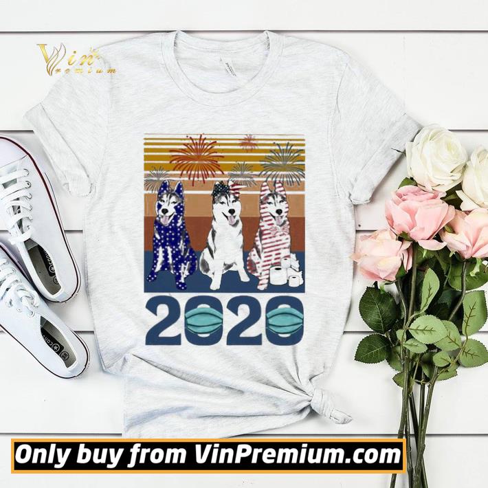 ae6714a6 husky dog happy independence day american mask vintage 2020 shirt sweater 4 - Husky Dog happy independence Day American mask vintage 2020 shirt sweater