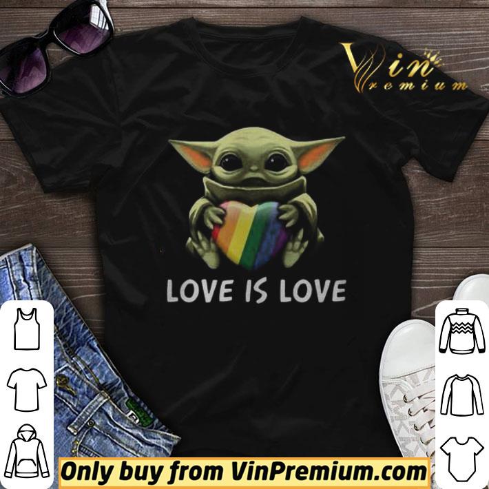 Baby Yoda Love Is Love shirt sweater Baby Yoda Love Is Love shirt sweater