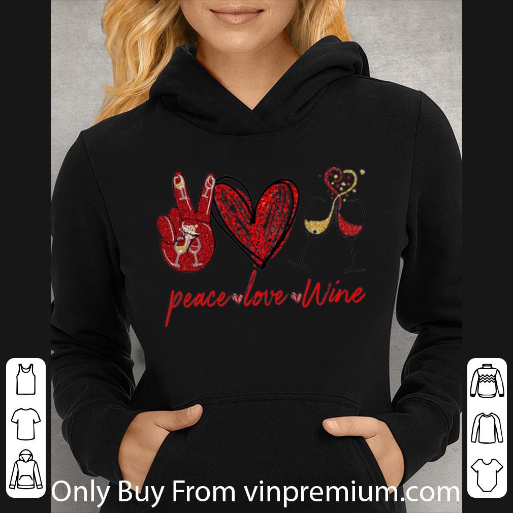 b5bbc60f hot peace love wine diamond shirt 4 - Hot Peace Love Wine Diamond shirt