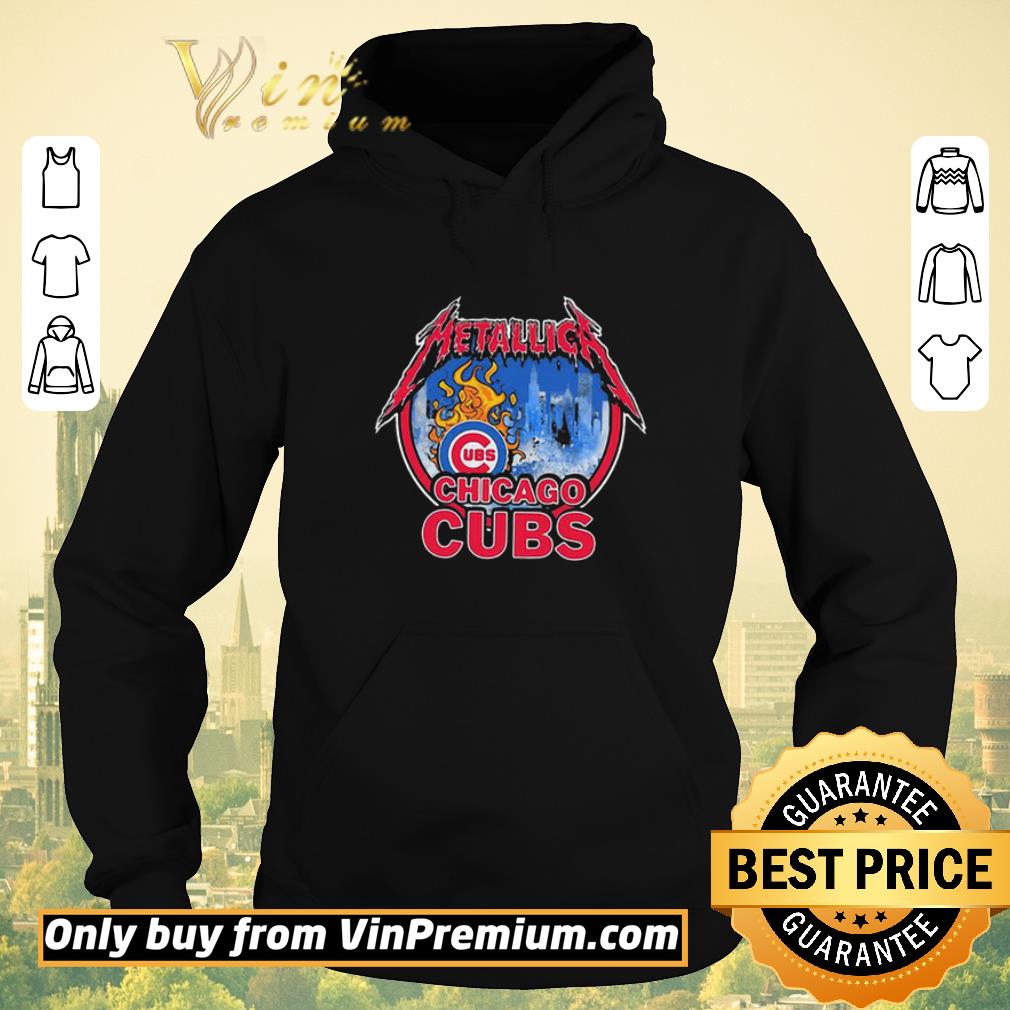 b8197866 top metallica mashup chicago cubs logo shirt sweater 4 - Top Metallica mashup Chicago Cubs Logo shirt sweater